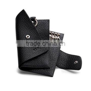 MOQ 1 PCS Genuine Leather Key Wallet photo-2