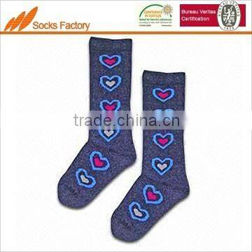 children merino wool full terry kneehigh socks