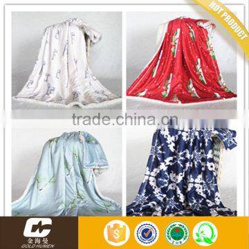 Shaoxing Supplier High Qulity Super-Soft Printed PV Fleece Lamp Plush Kids Blanket photo-5