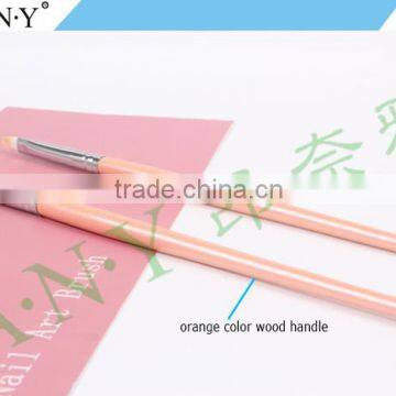 ANY Wood Handle UV Gel Brush For Nail Polish Double-colored Nylon Hair photo-3