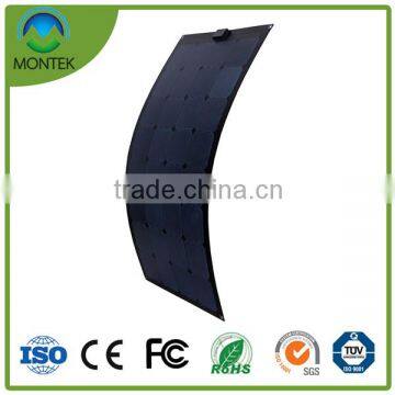 High quality design semi-flexible solar panel kit 100w