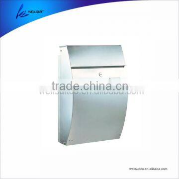 China ODM High Quality Stainless Steel antique brass mailbox for foreign trade