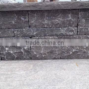 blue limestone stone wall panel