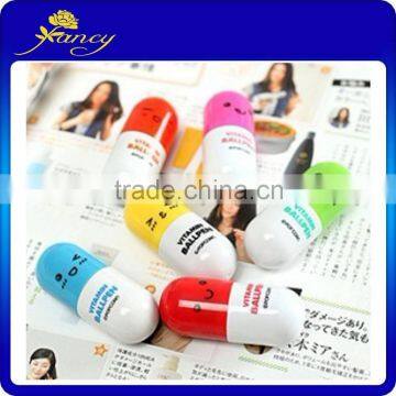 detachabl Cute Smiling Face Pill Pen