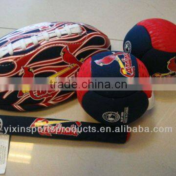Fashion Neoprene Rugby Ball and Soccer Ball