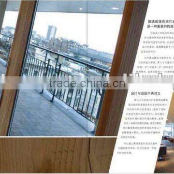 Wood mullion-transom system window-timber curtain wall