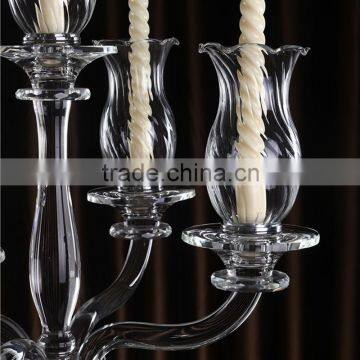 SH1504 Wholesale Tall Replacement Glass Candle Holder Candelabra photo-6