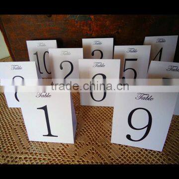 acrylic table number stand holders