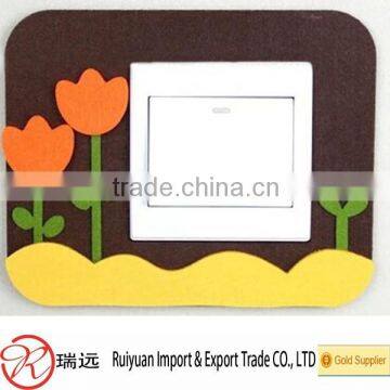 Alibaba High Quality Beautiful Felt Switch Sticker