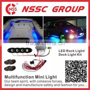 9-32V IP68 9W Stainless Steel Boat Yacht Jeep Truck RGB LED Deck Lights Marine