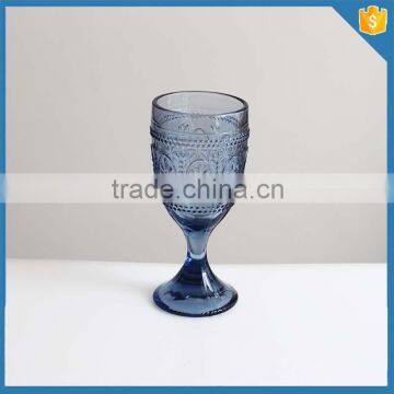 LXHY-S003 Crystal glass red wine colored glass antique goblet