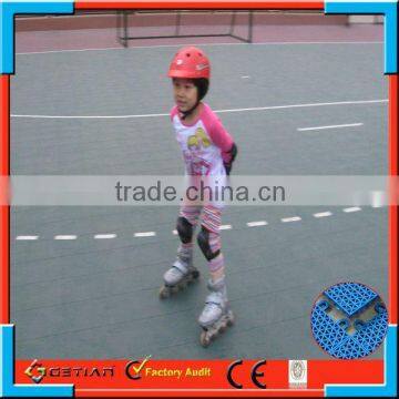 Guangzhou interlocking skating roller flooring in Rubber Flooring