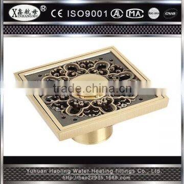 antique brass floor drain for Catering
