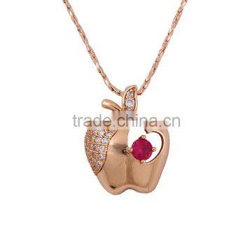 Creative Style Particular of Apple Shape Jewelry Imitation Fashion Pendant