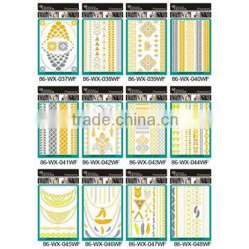 Tattoo Supply Flash Colorful Lighted Body Temporary Tattoo Sticker For Hands photo-4