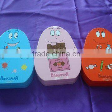 Cute Chocolate packing tin box