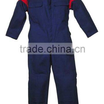 navy cotton Flame Resistant Coverall