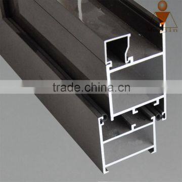 Thermal break extruded aluminium frame,aluminium sliding window frame from shanghai factory