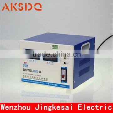 SVC-2000VA Servo motor Copper Voltage regulator