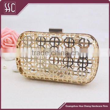 Metal Gold Flat Clasp Clutch Bag Frame Box Purse Fame photo-2