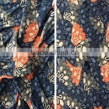 Woven Digital Printed Spandex Viscose Rayon Fabric photo-3