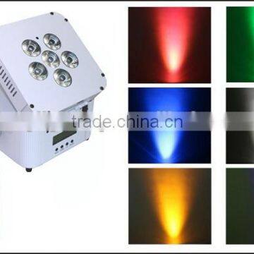 dance stage lighting rgbwa uv wireless led par light