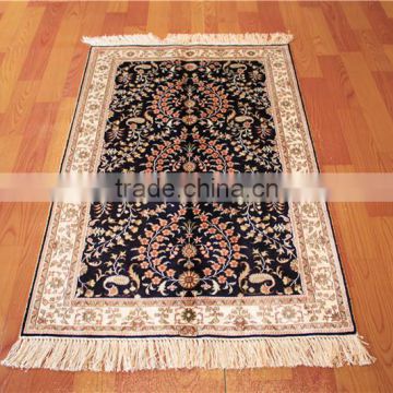 guangzhou factory whosale handmade silk carpet persian rug muslim prayer rug