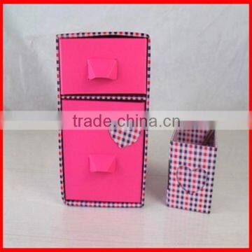 Various Color Red Cheap Custom Paper Plaid Drawer Storage Box Wholesale photo-5