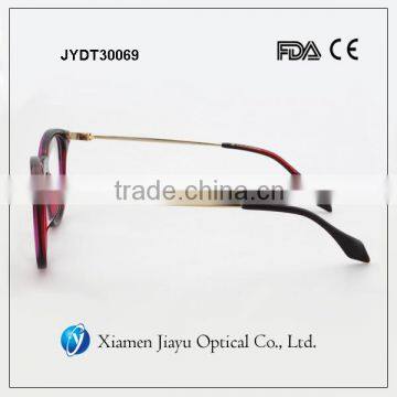Thick Frame Glasses Handmade Acetate Oval Glasses photo-4