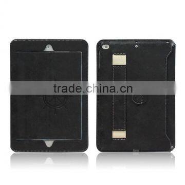 Leather Super Slim Smart Cover Case for IPad Air 2,Full Protect With Hand Strap and Stand