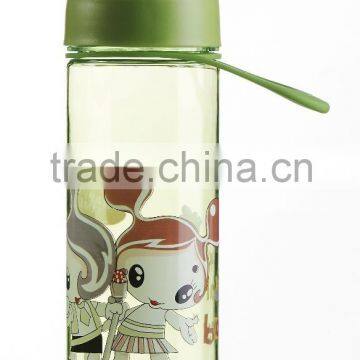 BPA Free 550ml plastic kids water bottle