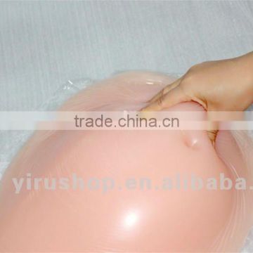 super cheap Free shipping!!! 1500g 4~5 month silicone fake pretty belly for false pregnant