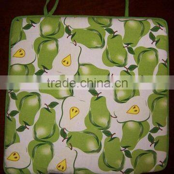 100% Cotton With Printing Chair Pad