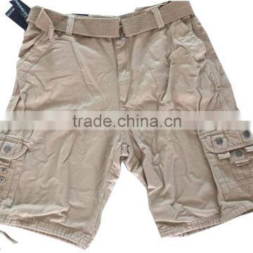 Apparel Stocks Mens Cargo Shorts With Belt photo-2