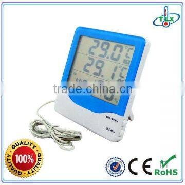 Extensive Use Indoor Wall Clock Outdoor Thermometer Barometer