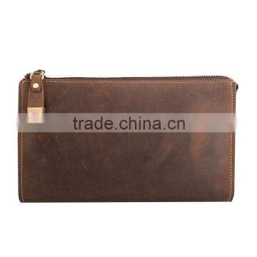 Fashion Design Mens Clutch Bag, Genuine Leather Retro Wallet for Man, China Factory Wholesale Bags photo-2