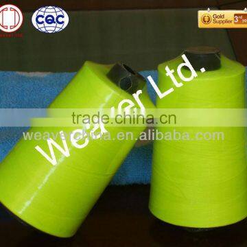 40/2 raw white sewing thread 100% virgin spun polyester