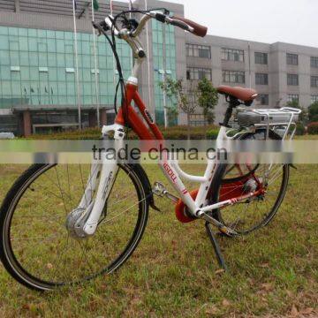 28" Durable electric bicycle with pedals