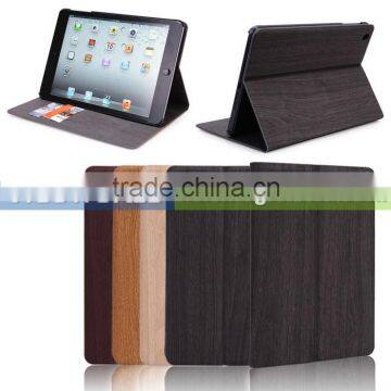 Wood pattern tablet case for iPad mini case/cover