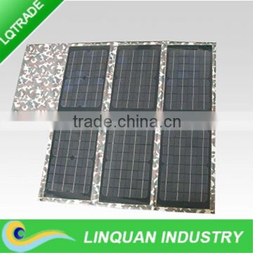 Monocrystalline folding solar bags with high efficiency 60W