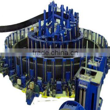 the horizontal spiral accumulator for welded pipe line