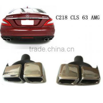 high quality exhaust tips, muffler tips, end pipes for Benz CLS-CLASS C218 CLS 63 AMG style