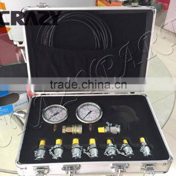 Pressure gauge,hydraulic pressure testing kit for excavator