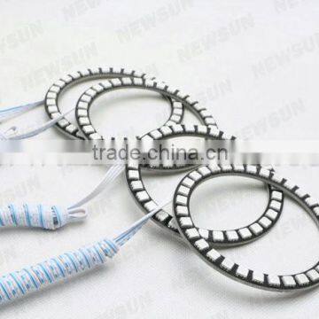 Factory Discount Price 90mm RGB Led Angel Eyes Rings 12V Multicolor Led Halo Ring Light for All Car Angel Eyes Headlight photo-2