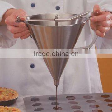 stainless steel pastry filler/pastry filling machine/chocolate funnel