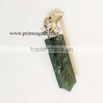 Green Mica Pencil Pendants