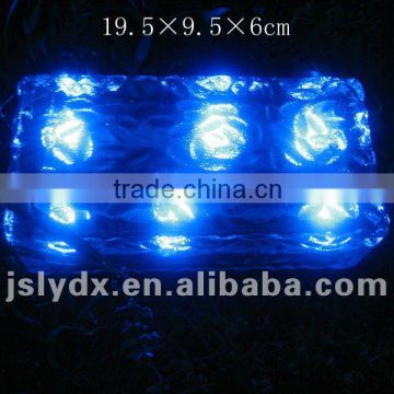 Solar ice brick led lawn light,solar garden light ,underground paver light