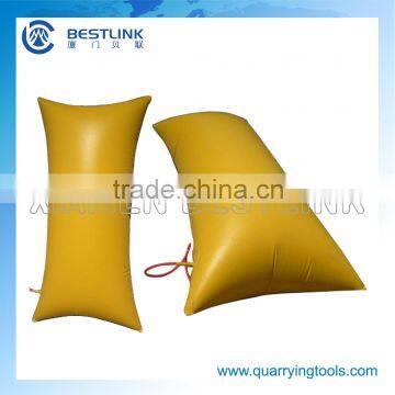 polymer steel pushing bag for marble quarry