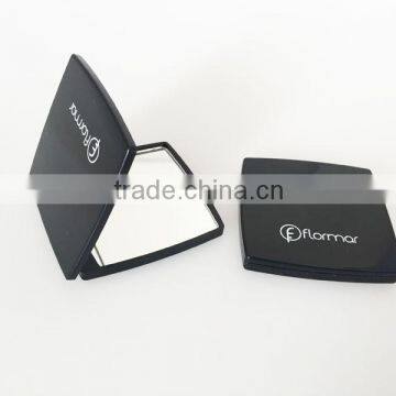 Plastic square foldable pocket makeup mirror for promotion gift