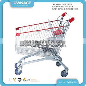 Hot Sale Style Supermarket Shopping Cart in Different Colors